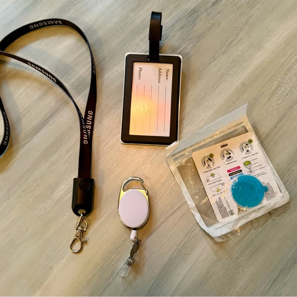 4 Pack Google Pack Your Pixel Tag Samsung Lanyard ID Holder Android Pop Socket